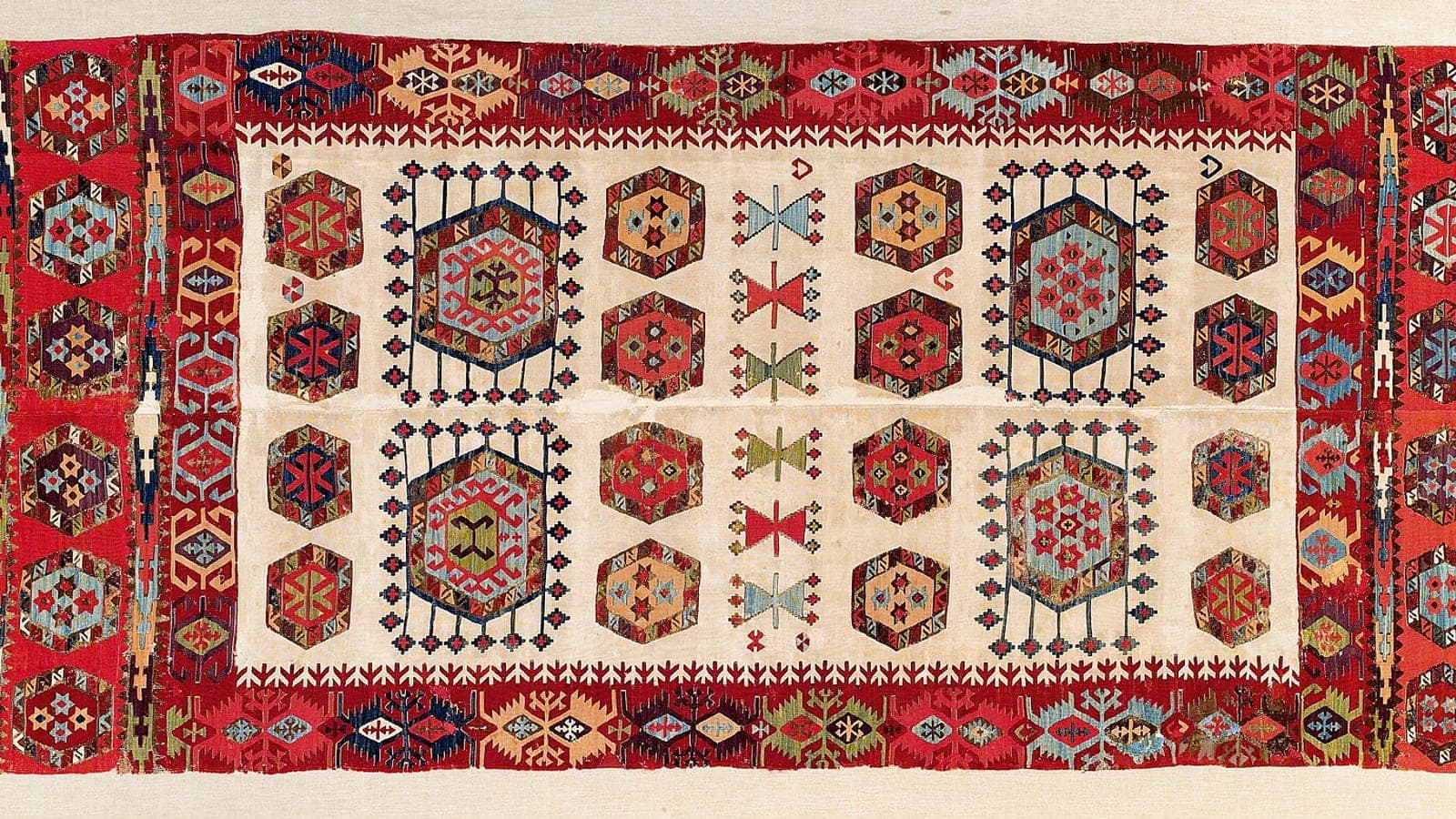 Turkish kilim weaving representing Turkey's rich textile heritage