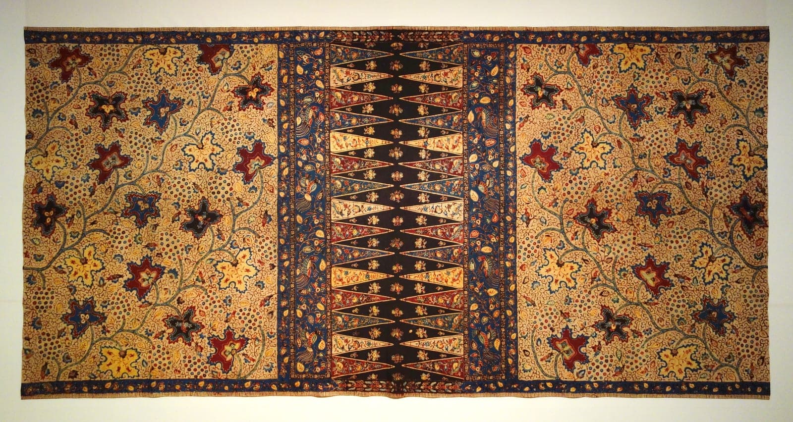 Colourful Indonesian textiles representing the country’s TPT manufacturing industry